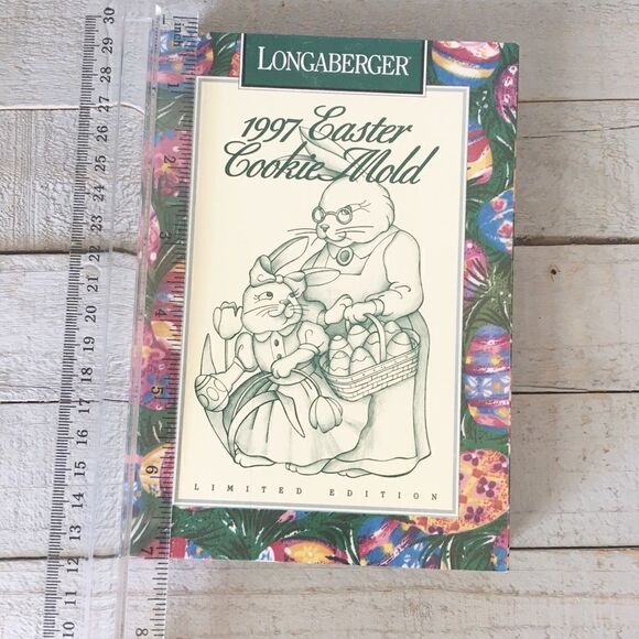 Longaberger Bunny Easter Series Cookie Molds 2 - Picture 7 of 8